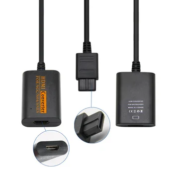 HDMI-kompatibel Switch Converter for N64 SNES NGC SFC at HDTV-Video Scart-Kabel-Splitter til N64 Konsol-Switch-Konvertering