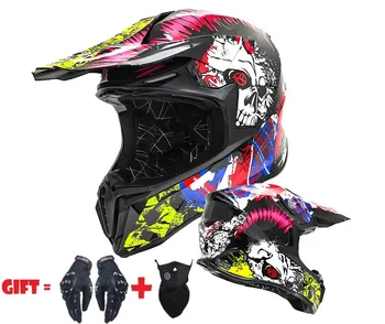 Hot Salg Off Road Fuld ansigtsmaske, som Motocross-Hjelm Cross Hjelme Racing Motorcykel Hjelm Snavs Cykel for mennesket kvinder casque casco moto
