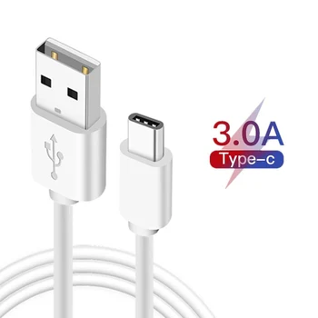 USB Type C Kabel til Samsung S10 S9 3A Hurtig Opladning via USB Type-C-Oplader-datakabel til Redmi Note 8 Pro USB-C Kabel-Wire