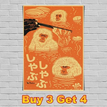 Retro Besøge Japan Tokyo Rejse Art Malerier Vintage Væg Billeder Kraftpapir Trykt Wall Stickers Hjem Indretning