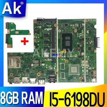 X541UA MB._8G/I5-6198DU/SOM 8GB RAM Bundkort REV2.0 Til ASUS X541UVK X541UA X541UV Laptop bundkort Testet fri fragt