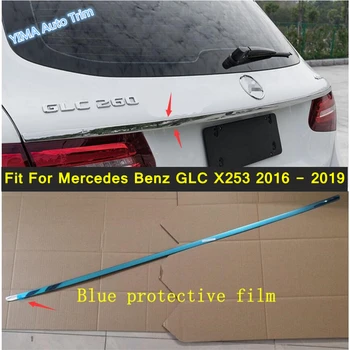 Lapetus Auto Styling Bagklappen Kuffert Hale Døren Øverste Beskyttelse Strip Dække Trim Passer Til Mercedes Benz GLC X253 2016 - 2019