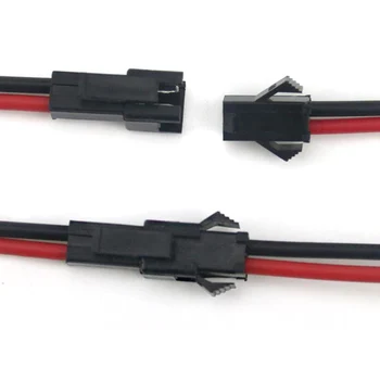 5 Par 100mm 2 Pin Female Male SM Stik PVC-Stik Kabel Ledning 5 Mandlige Og 5 Kvindelige Elektriske Installation Til Led Strip Type