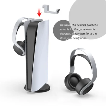 Hovedtelefoner vægbeslag Holderen Bøjle Opbevaring Stå For PS5 Vært Headset Støtte Til Playstation Konsol Spil Tilbehør