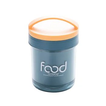 400ml Plastik Kop Suppe Termisk madkassen Mini-Frokost Boks Bærbare Morgenmad Mælk Børn Bento Box med ske