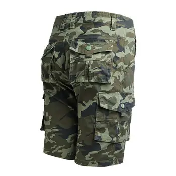 Mænd Shorts 2021 Sommer Arbejde Shorts Bukser Militære Mode Korte Bukser Cargo Shorts med Multi-Lommer Ren Bomuld, Behagelig