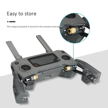 Drone Fjernbetjening Udskiftning af Joystick Teleskopisk håndtag til DJI Mavic 2 Pro & Mavic 2 Zoom/Mavic Mini /Mavic Luft