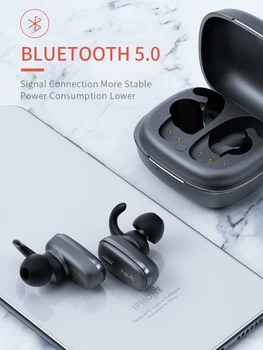 Havit I91 Ægte Trådløse Øretelefoner TWS 5.0 I Øret Sport Bluetooth Earphons Støj Annullering af HD-Opkald 9D Stereo Dual Coil Højttalere
