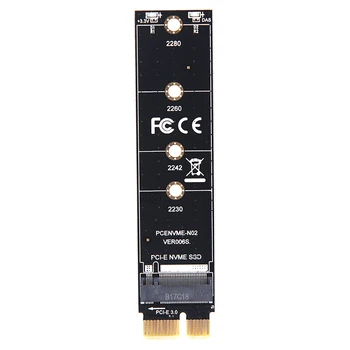 NVMe SSD M2 PCIE X1 Raiser PCI-E port til PCI Express-M-Tast Stik Til 2230 2242 2280 2260 M. 2 SSD Fuld Fart PCIE-Til M2-Adapter