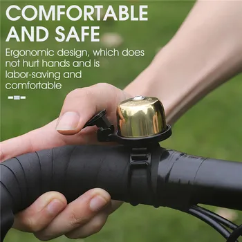 WEST CYKLING Mini Bærbare Klokke til Cykel Klassisk Ring MTB Cykel Horn Styr Sikkerhed Advarsel Alarm Klokke Cykling Tilbehør