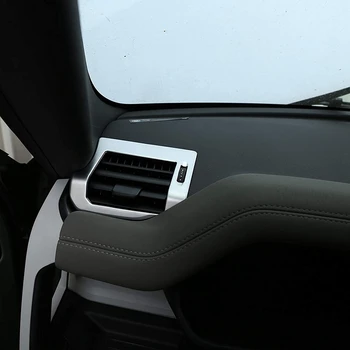 Dashboard Aircondition Vent Dække Trim Interiør, ABS-Bil Tilbehør til Land Rover Defender 110 2020