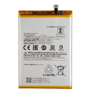 Udskiftning Mobiltelefon Batteri BN56 For Redmi 9A 9C Xiaomi POCO M2 Pro Genopladeligt Batteri 5000mAh Med Gratis Værktøjer