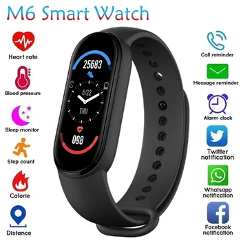 Nye Band M6 Smart Ur Armbånd Blood Pressure Monitor Trænings-og Farve-Tv med Smartwatch Smart Ur Timer For xiaomi