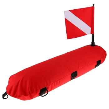 Oppustelige Dykning Signal Float Bøje Dykke Flag Dykker Ned Banner