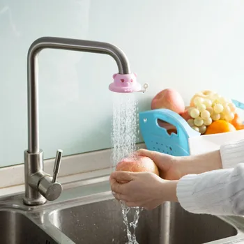Mini Badeværelse, Køkken Vask vandbesparende Plast Spray Bevis Vand Filter Splash Dyse brusehoved