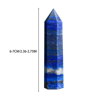 Natursten Crystal Punkt Wand Reiki Healing Sten Tårn, Energi, Mineralske Malm Håndværk Home Decor Sekskantede Krystal Kolonne