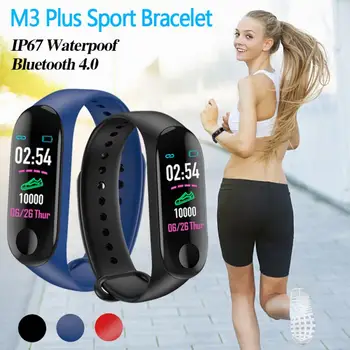 Sport M3 Pro Smart Ur Smart Band Til Kvinder, Mænd Blood Pressure Monitor Smart Armbånd Smartwatch Armbånd M3Pro Armbånd