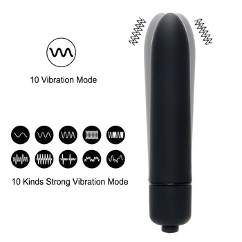 G-Spot Massager Erotisk Skeden Stimulation Finger Vibrator Lang Bullet Vibrator Sex Legetøj til Kvinder, Kvindelige Masturbator