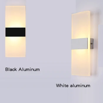 LED-Væg Lys Sconce Lampe Moderne Akryl Dekorative Varm/Kold Hvid Lampe Til Soveværelset, stuen, Gangen Indendørs væglampe
