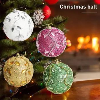 Christmas Ball Ornamenter Skum Juletræ Vedhæng Til Festival Party Pailletter Xmas Tree Bolden Boligindretning
