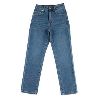 VGOZE Lige Kvinders Jeans Bukser i fransk Stil, som Slim-Fit Mode Afslappet Høj Talje Denim Streetwear Bukser Forår Sommer 2021