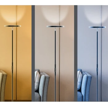 Smart Gulvlampe Farve Skiftende Stabil Moderne Dekorative Stående Floorlamp