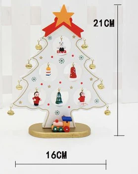 DIY julepynt Træ-juletræ, Jul Hængende Ornament Gave til Børn,to størrelse