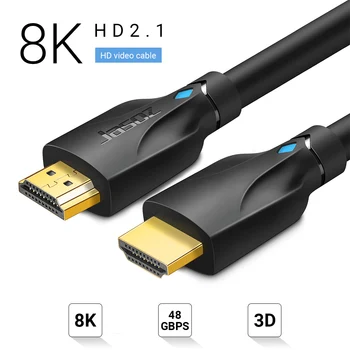 Jasoz HDMI-Kompatibelt Kabel 2.1 8K HD Video Adapter Kabel-1/1.5/2/3m 48 gbps HDMI-kompatibelt Kabel for PS5 TV Notebook