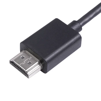 HDMIMale-Til-Kvinder Roterende Adapter HDMI Udvidelse Forgyldt Converter, der er Egnet til Google Chrome Stemmer, Roku Stick