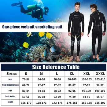 Mænd er 3mm dykning våddragt, jakker, bukser, lange ærmer dykning passer til Scuba Hoppe Surfing, Snorkling Våddragter Gratis fragt купальник