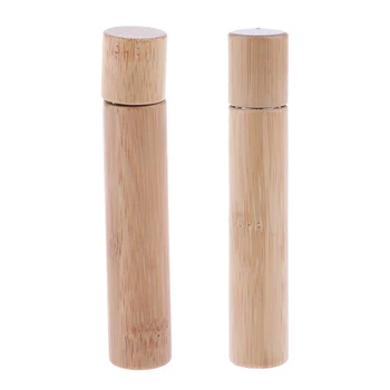 Naturlig Bambus Genopfyldning af Tomme Æteriske Olier Makeup Roll On Flaske 10 ml og 15 ml