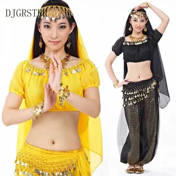 DJGRSTER 2021 Nye Stil sceneoptræden Oriental Gaze Mavedans Kostume Indiske Mavedanser Pratice Tøj 12 Farver