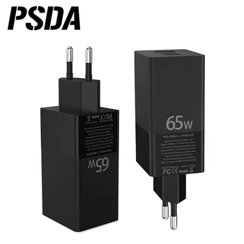 PSDA 65W GaN Oplader til Hurtig Opladning af Type C PD USB Oplader Med QC 4.0 3.0 Bærbare Hurtig Oplader Til iPhone Huawei Xiaomi Bærbar