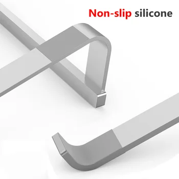 Aluminium Bærbar pc Stå suporte Notebook Stand Holder Til Macbook Pro Air HP Lapdesk Computer Køling Beslag Riser