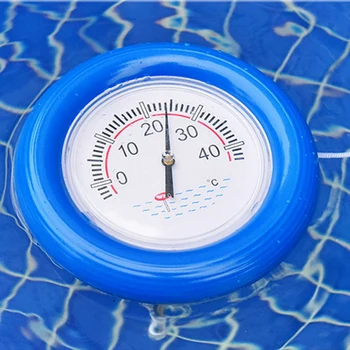 Swimmingpool Flydende Termometer med Store Runde Vand-Temperatur-Måler Vandets Temperatur Måler