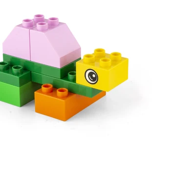 50stk/set DIY Blanding Stor Mursten Børnehave Uddannelse byggesten Kompatibel Med Lego Store Mursten Legetøj For Børn