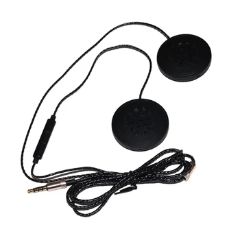 Kabelforbundne Hovedtelefoner Motorcykel Intercom Hjelm af Høj Kvalitet, 3,5 mm Musik Headset, håndfri med HD-Mikrofon til Motorcykel Rytter