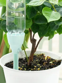 6STK DIY Self Watering Spike Automatisk Anlæg Vanding Dripper drypvanding Tilfældig Farve Plante Vanding Dripper For Planter