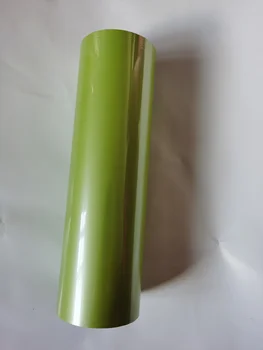 Hot prægefolie pearl folie 707 Græs grøn farve hot tryk på papir eller plast 21cm x 120m