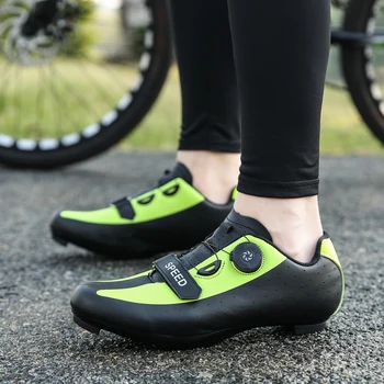 Nanomaterialer Cykling MTB Sko Road Carbon cykel Sneakers Sapatilha Ciclismo Mænd selvlåsende Trekking Cykel Sko nylon sål