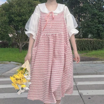Japansk Stil, Medium Længde, Strop Kjole Kvinders 2020 Nye Sommer fairy dress tea party lolita kjole sød lolita dukke