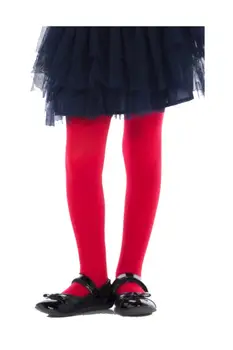 Kvindelige Barn Rød Micro 40 Pantihose Strømpevarer Casual strømpebukser til At Flygte holdbar Enkelt Lige Medium