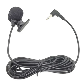 3,5 mm Lavalier knaphulsmikrofon Retningsuafhængig Mikrofon Til PC-lydkort Kamera