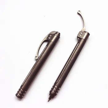 Ny Version EDC Gear Titanium Taktiske Pen at Skrive Lomme Mini-Pen Udendørs Camping Værktøj EDC Metal Pen