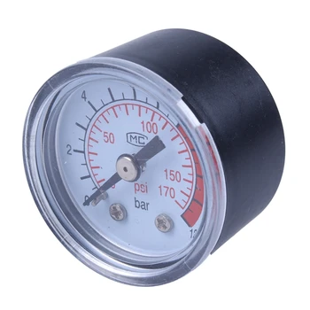 0-12BAR 0-170PSI 10mm Gevind Gas-Luft Pumpe manometer Kompressor Manometer
