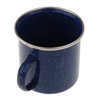 Robust Camping Emalje Krus Cup Enamelware Te Og Vintage Picnic Retro Traditionelle Cup