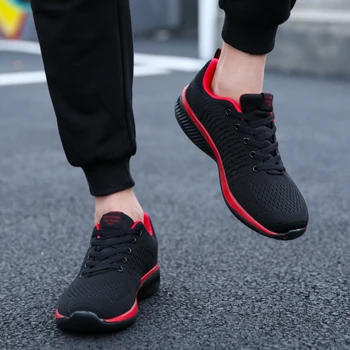Godt Nyt Mænd Kvinder Strik Sneakers Åndbar Atletisk Kører Fitness Walking Sko Shoes Casuales De Los Hombres Mujer Zapatillas