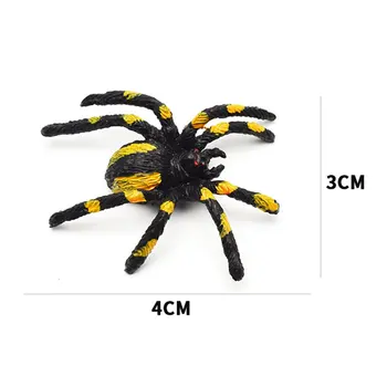 [Temila] 50stk/masse Simulering Mini Spider Model Frække Horror Skræmmende Toy Halloween sjov toy Tricky toy Sikker Og Ikke-Giftige