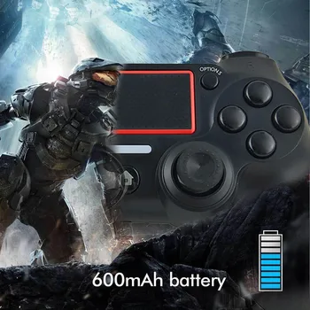 Bevigac Trådløse Bluetooth-Vibrationer-Controller, Joystick, Gamepad med Touch-Panel for Sony PlayStation 4 PS4 Spil Konsol