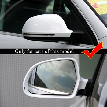 For Audi Q3 SQ3 2012 2013 tilbehør ABS Chrome Bil Side Door Rear View Mirror Cover Trim Mærkat Bil Styling 2stk